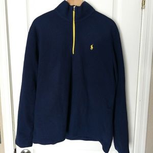 Polo Quarter zip fleece sweater